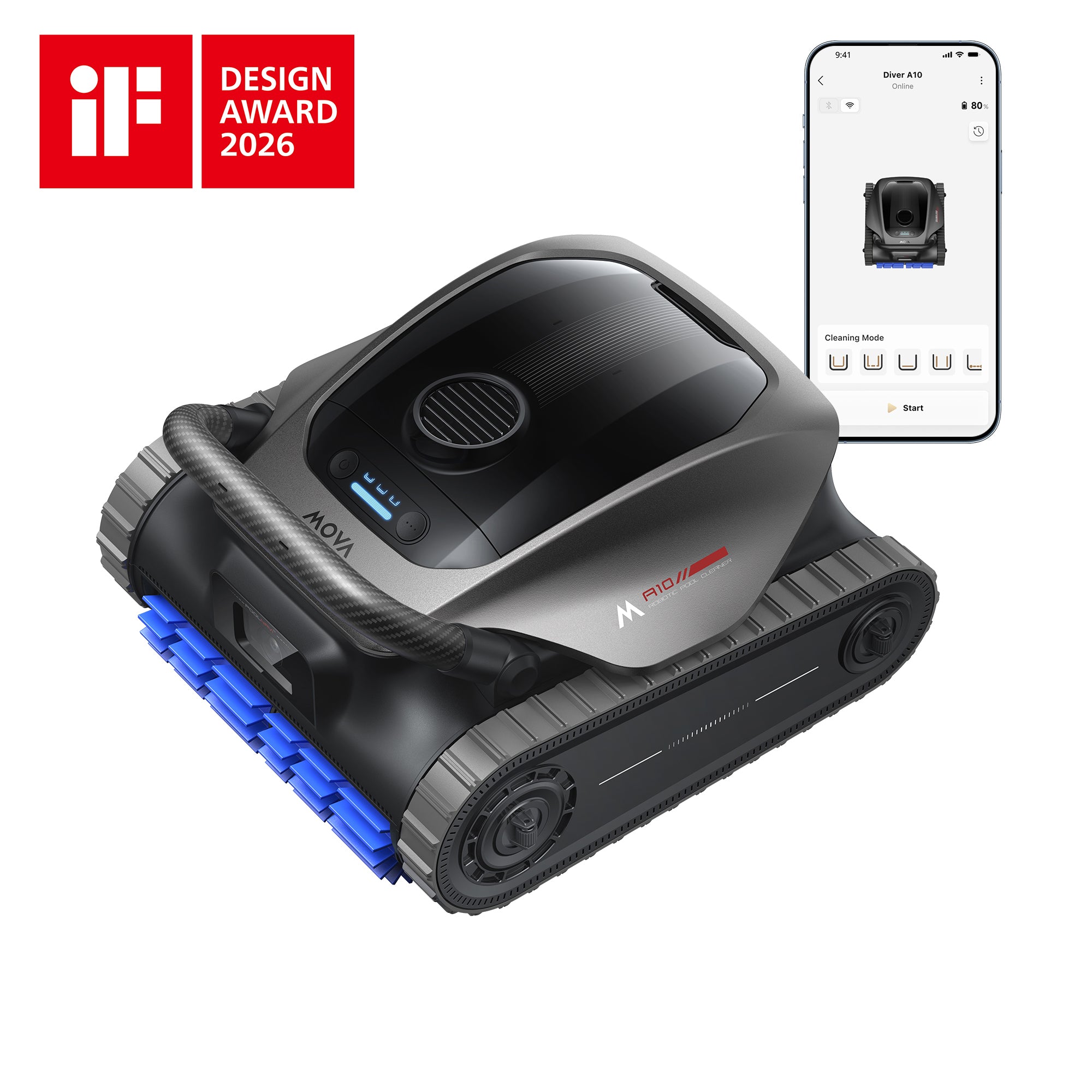 Robot limpiapiscinas MOVA Diver A10