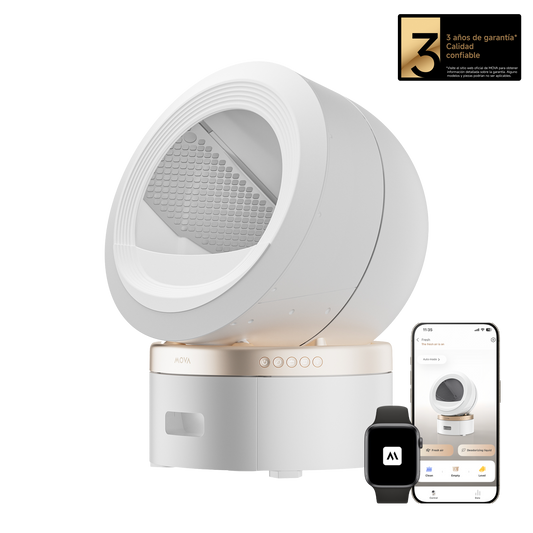 Arenero inteligente para gatos MOVA MeowgicPod LR10 Prime