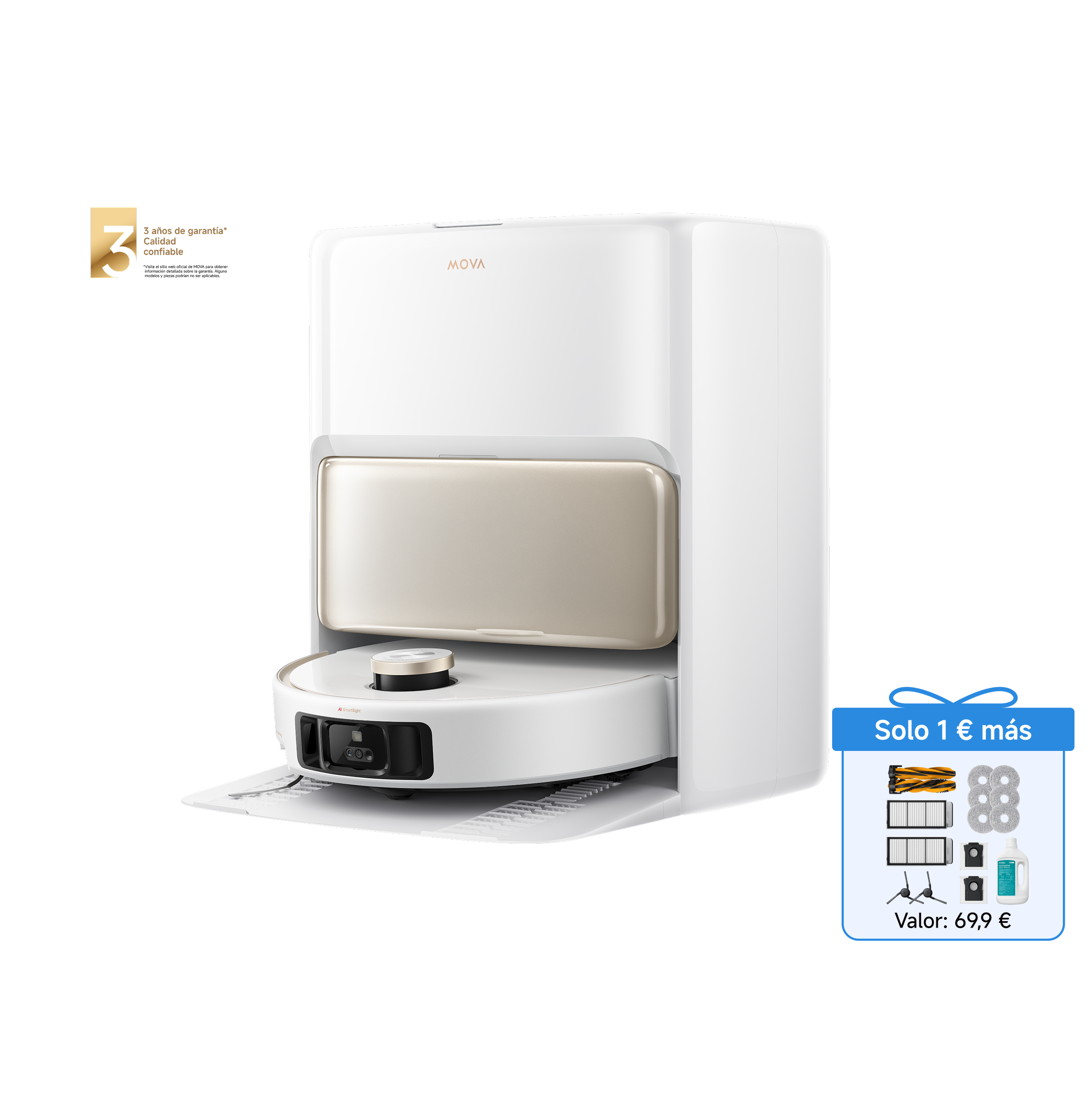 Robot aspirador MOVA V50 Ultra Complete