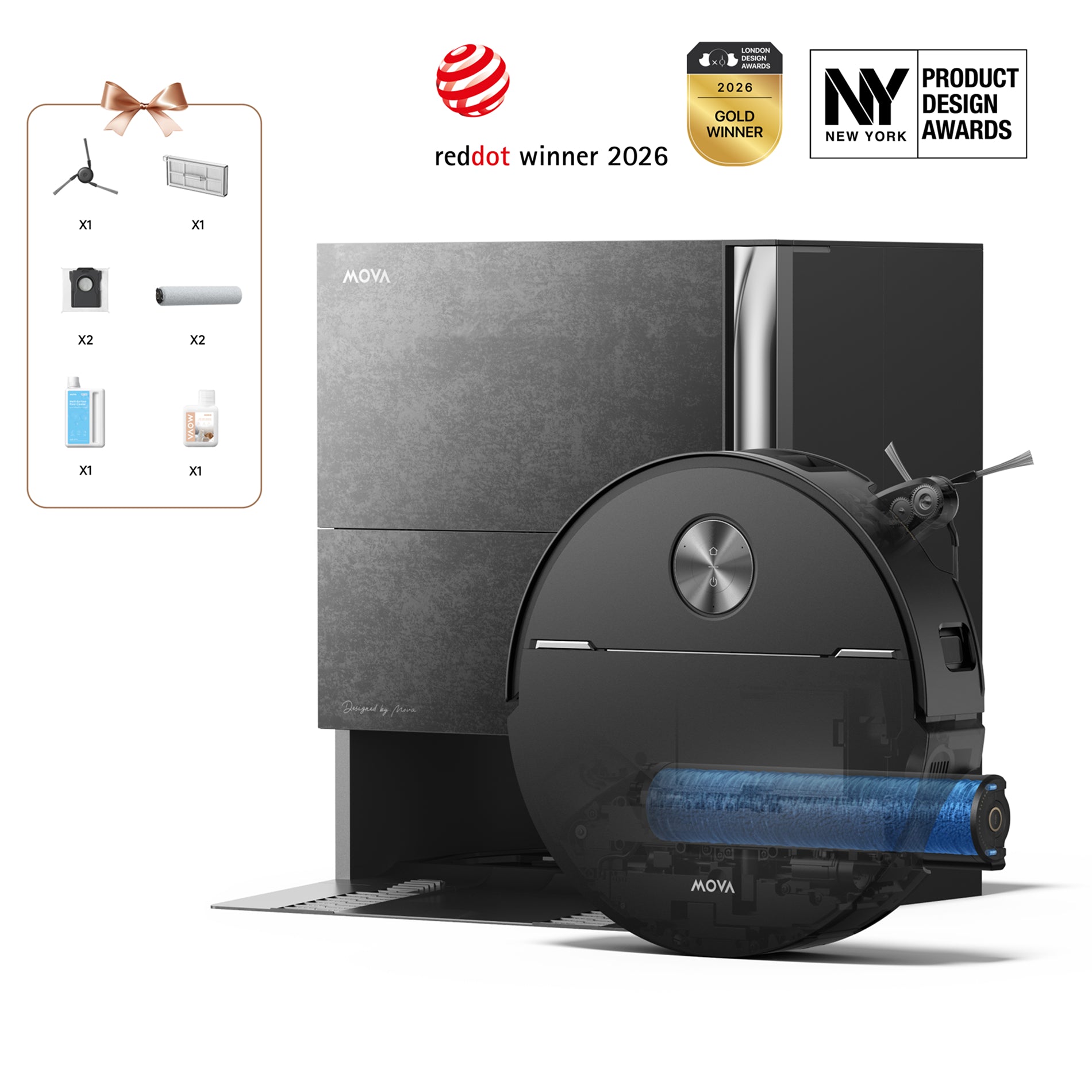 MOVA Z70 Ultra Roller Complete Robot Aspirador Piedra natural