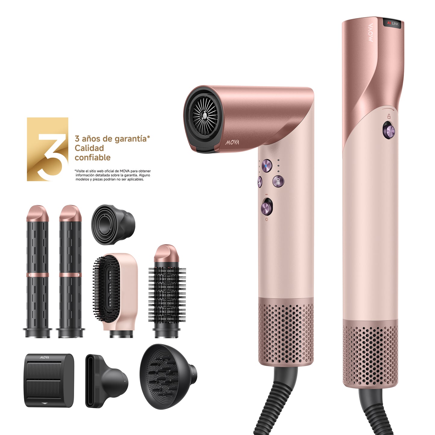 Secador de pelo MOVA Master 10 Rosa sakura