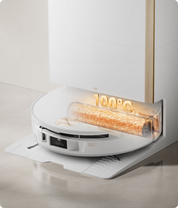 Lavado de la mopa a alta temperatura: 100 °C* -