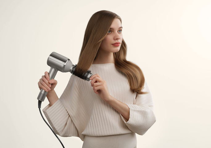 mova shine 20 dorado peine de aire voluminizador