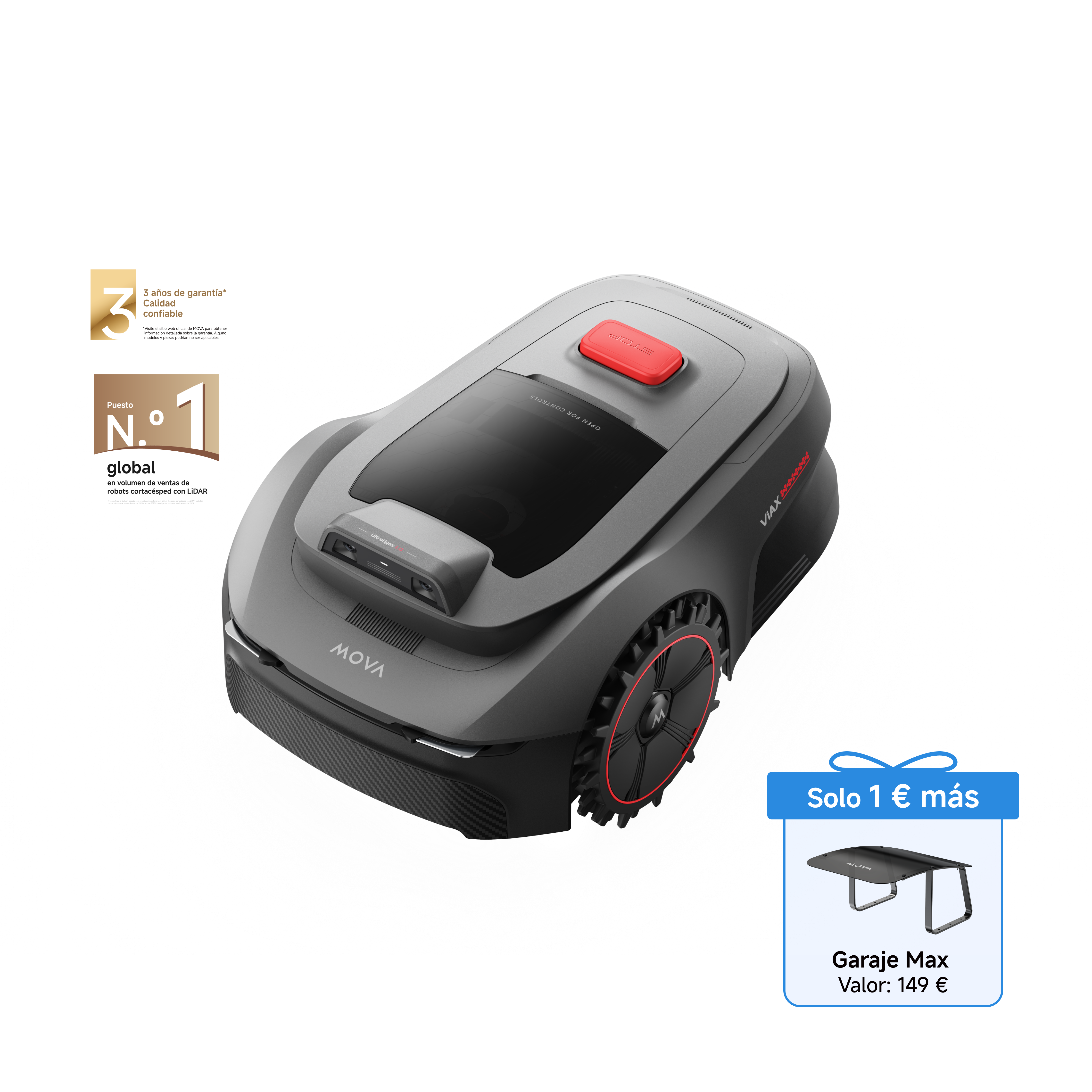 Robot cortacésped MOVA ViAX 250