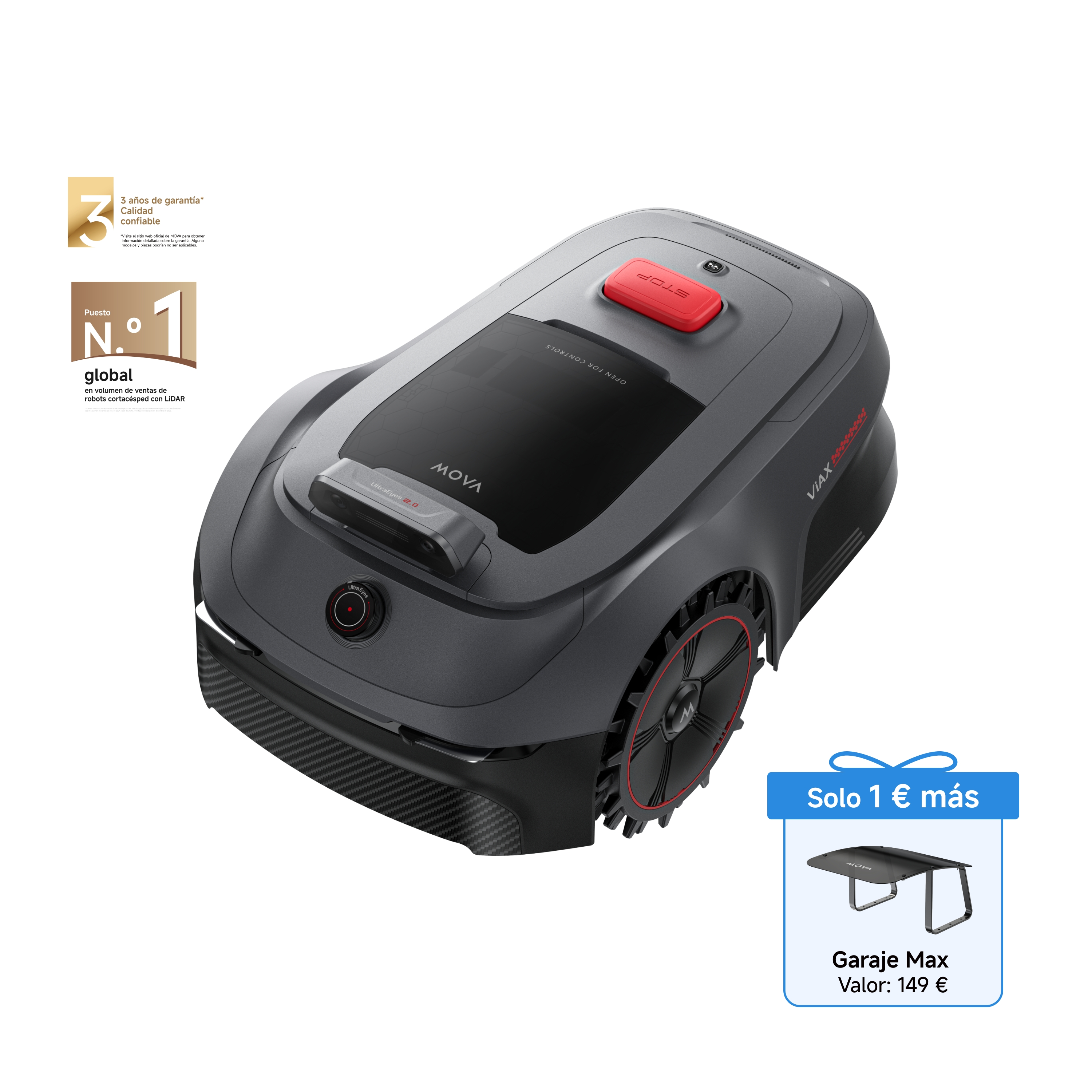 Robot cortacésped MOVA VIAX 500