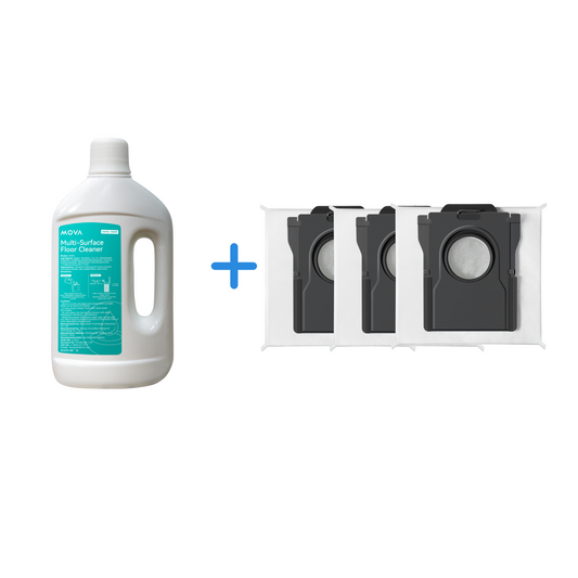 1L de detergente + bolsa de polvo para MOVA Z60URC/Z70/V70/E40/E30/Mobius60/E50U/E50PU/Z60SA