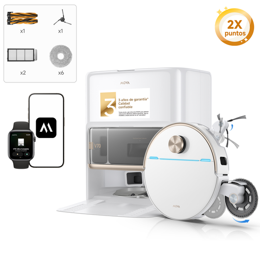 Robot aspirador MOVA V70 Ultra Complete X