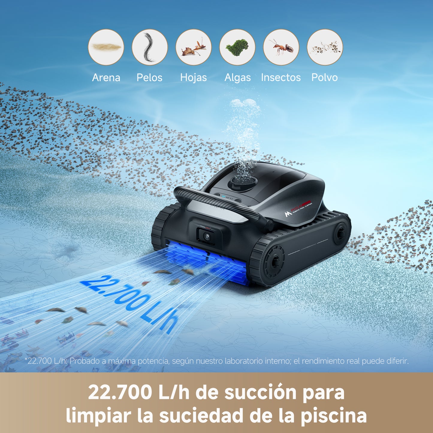 Robot limpiapiscinas MOVA Diver A10