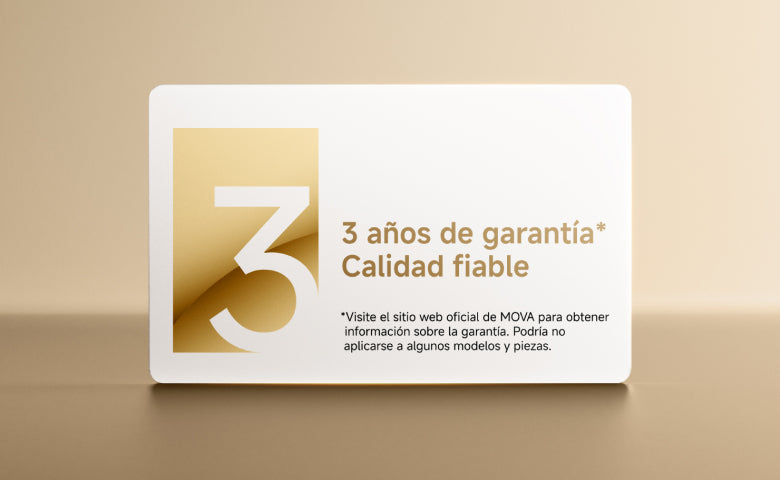 mova garantía de 3 años, calidad confiable - 