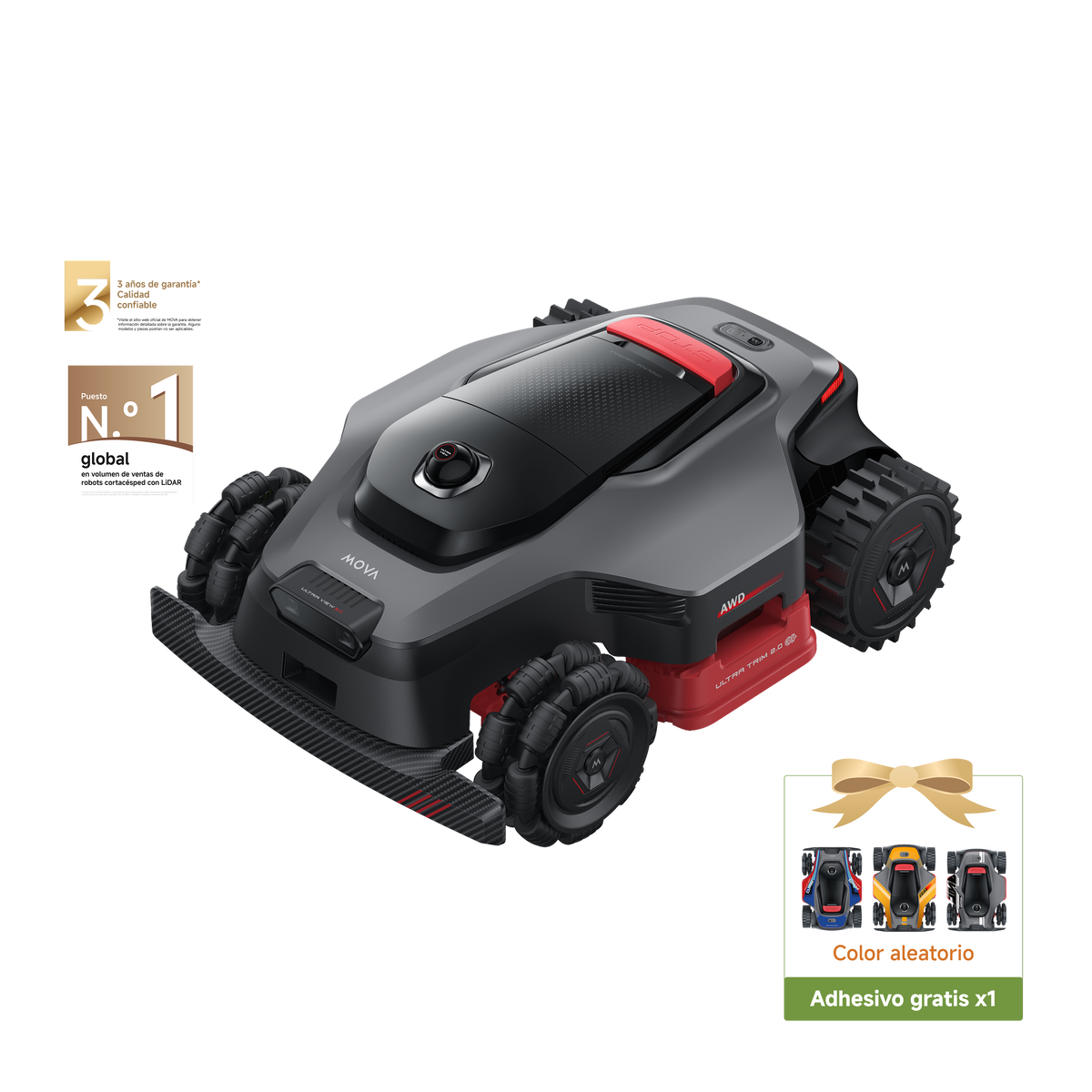 Robot cortacésped MOVA Serie LiDAX Ultra AWD