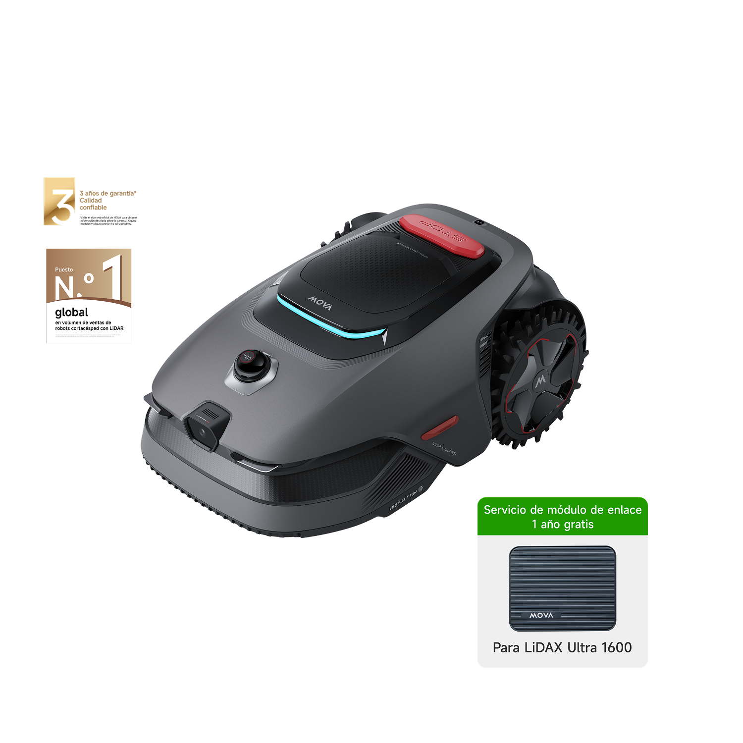 Robot cortacésped MOVA Serie LiDAX Ultra