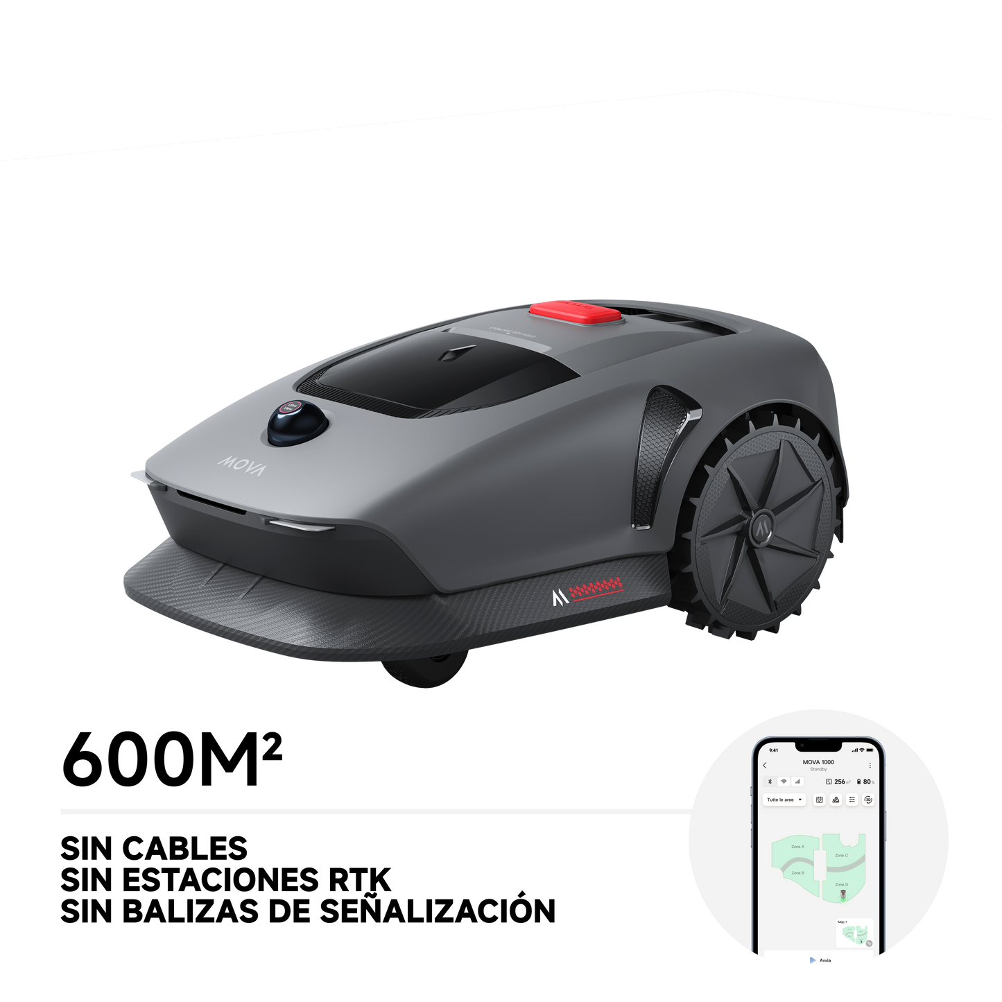 MOVA 1000 y MOVA 600 Robot cortacésped