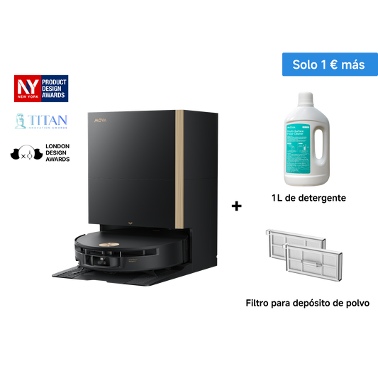 Robot Aspirador MOVA S70 Ultra Roller negro