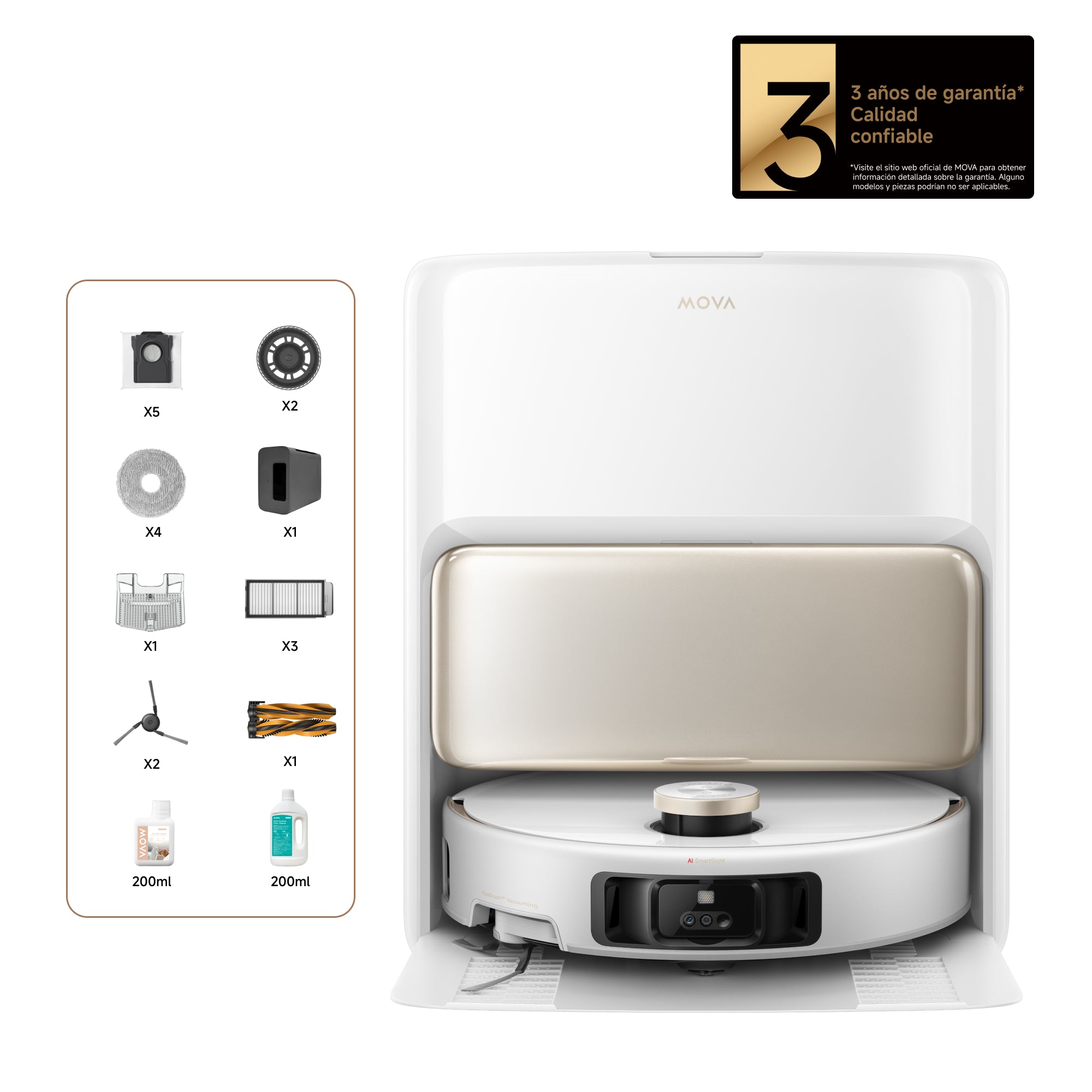 Robot aspirador MOVA V50 Ultra Complete