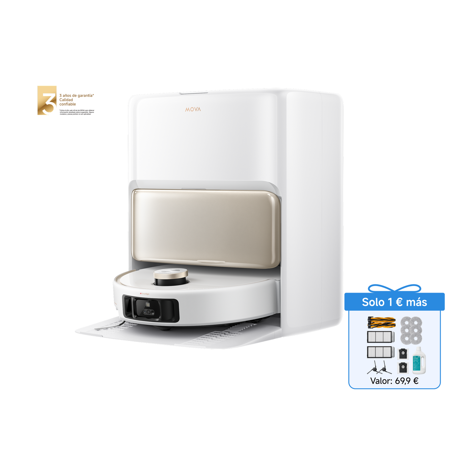 Robot aspirador MOVA V50 Ultra Complete