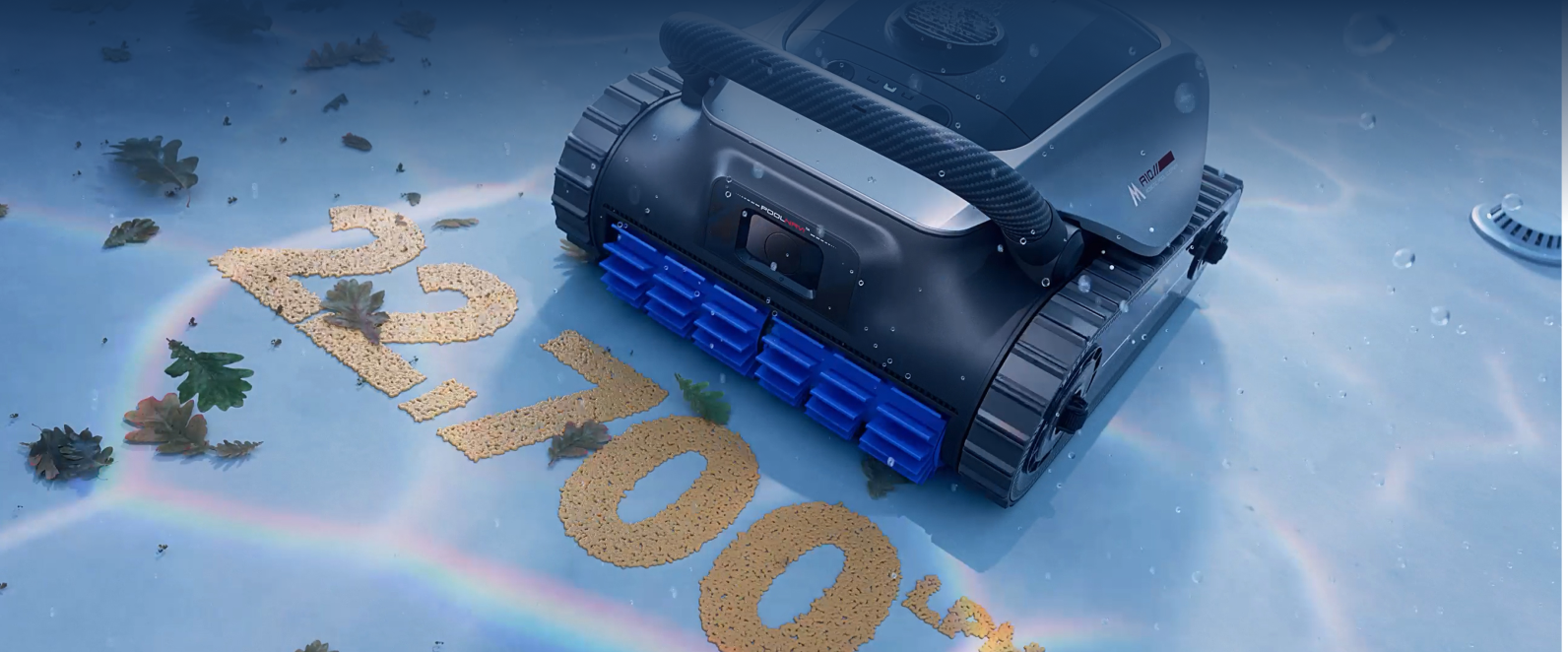 mova diver a10 22,700 lph barren los desechos de la piscina