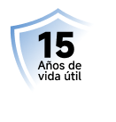 15 años de vida útil