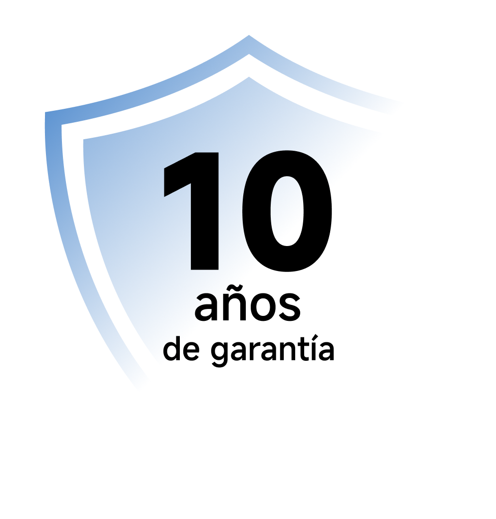 10 años de garantía