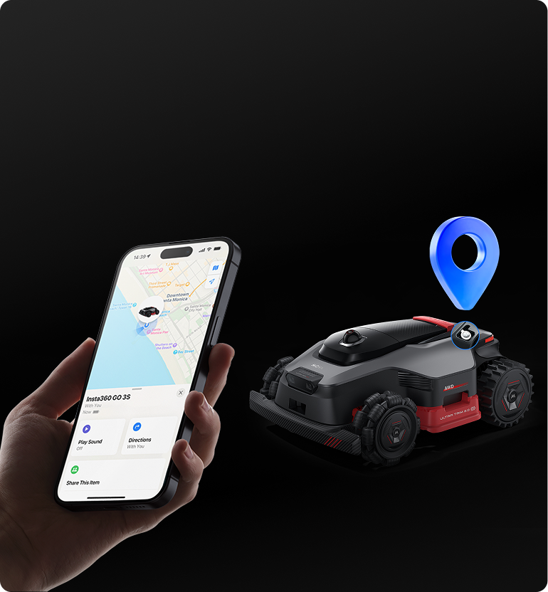 Compatible con AirTag - Añade un AirTag* adicional para aumentar la seguridad.