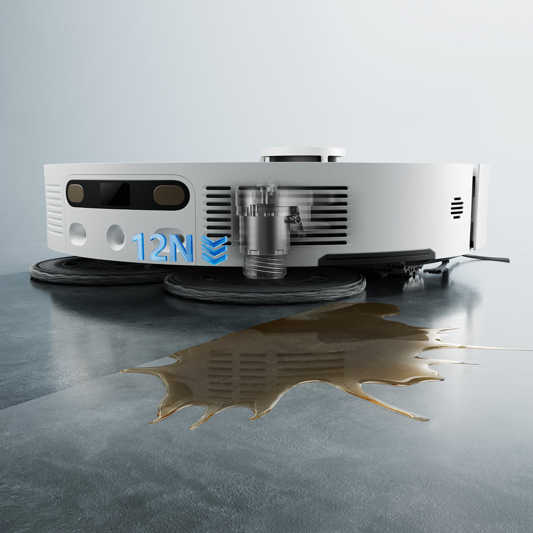 Tecnología TurboScrub:
12 N* de presión descendente