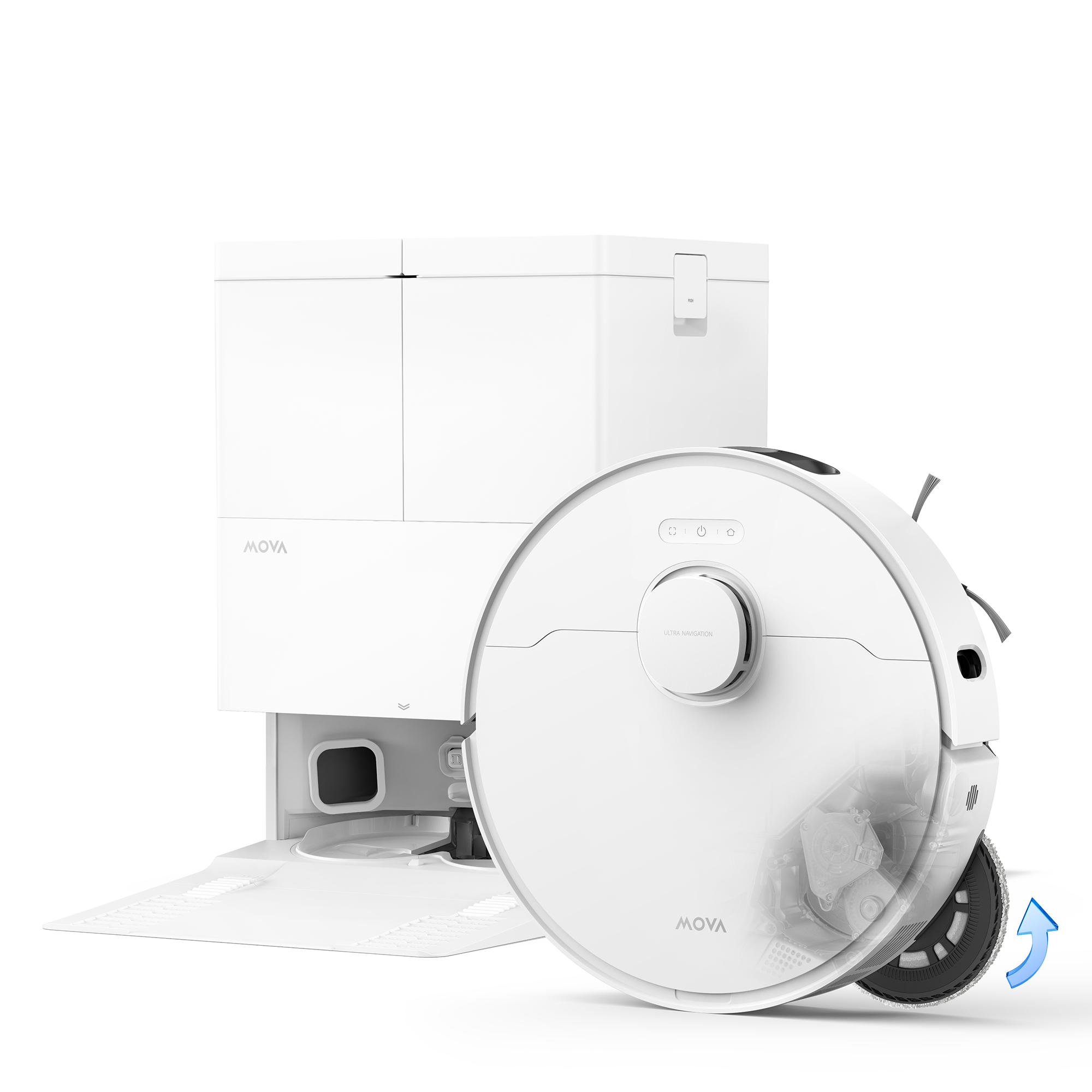 Robot aspirador MOVA E50 Ultra blanco