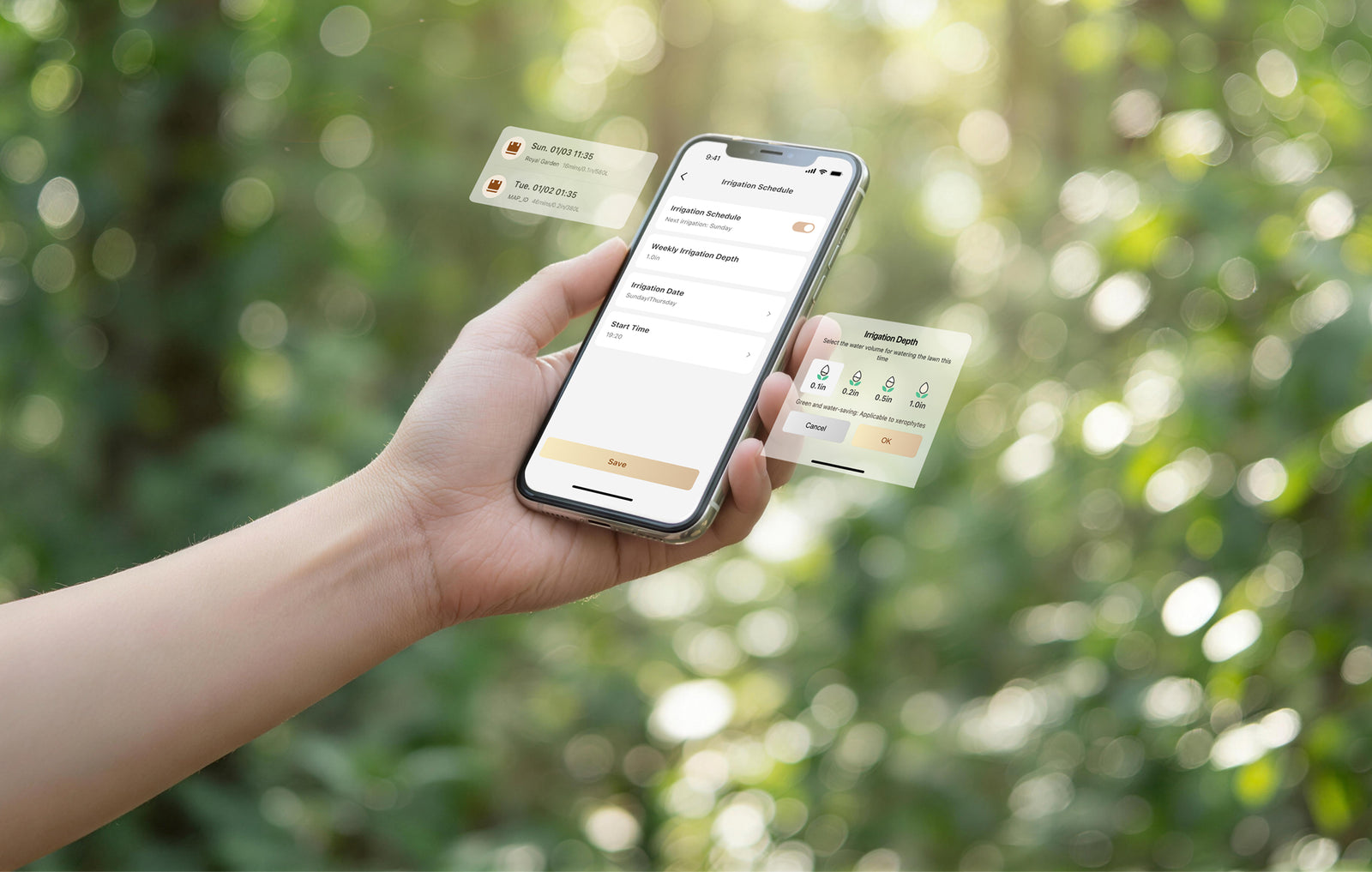 Controles avanzados, visibilidad total del jardín - 