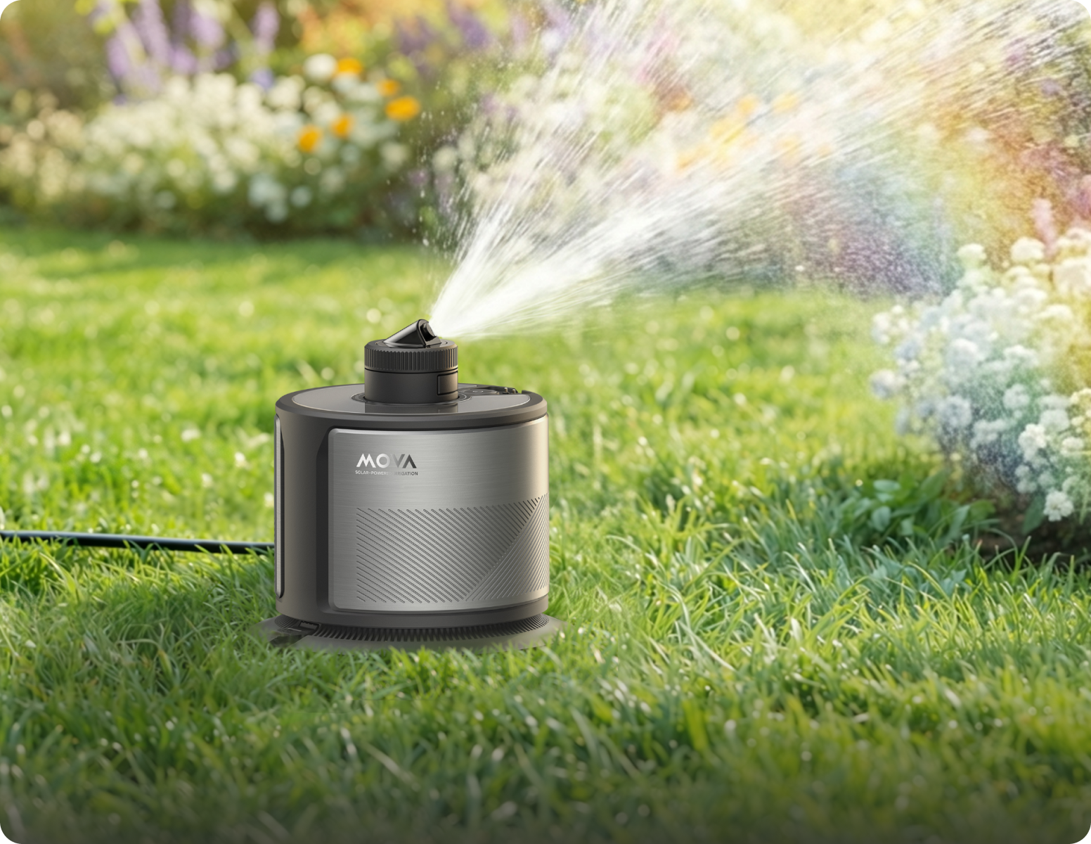 Fina nebulización de 0,5-4 m*, ideal para plantas delicadas, jardines y semilleros.