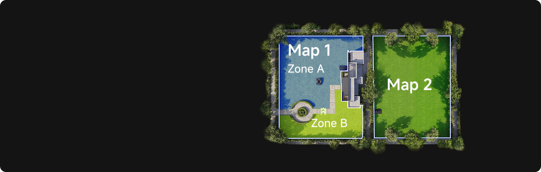  - Dos mapas y hasta fino a  150  zonas