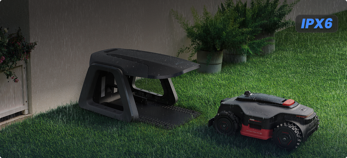 Usa el garaje para proteger al cortacésped de la lluvia, nieve, escarcha y mal tiempo y garantiza que se mantenga seguro y siempre listo para usarlo. - 