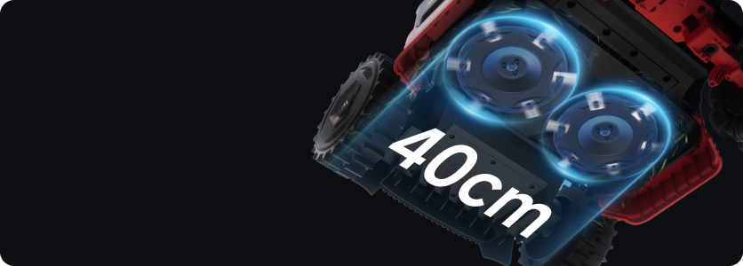 Discos de 40 cm - Corte eficiente con dos