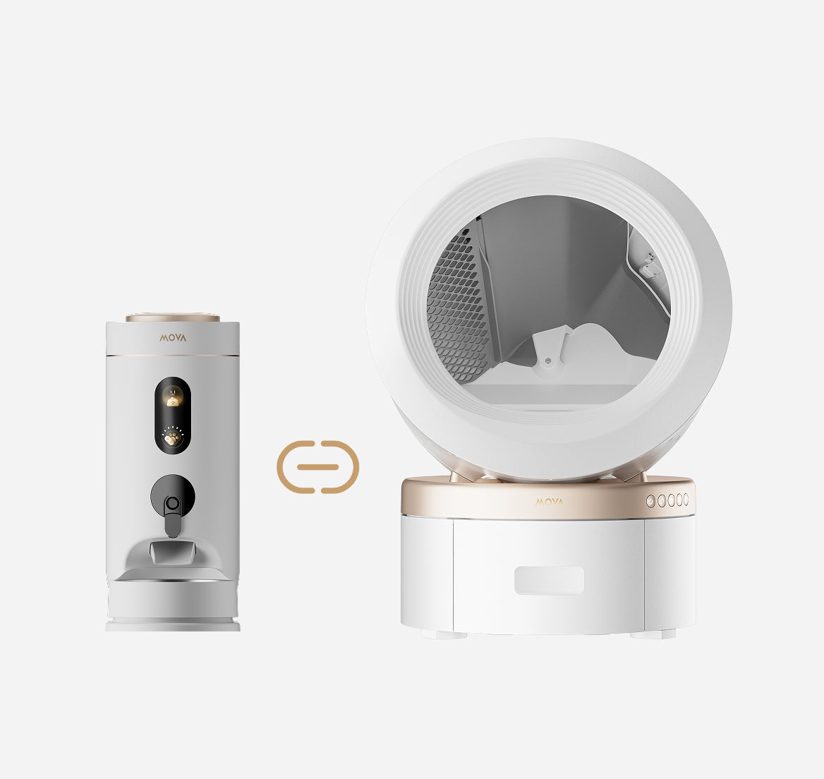 mova lr10 prime sincronización con alimentador