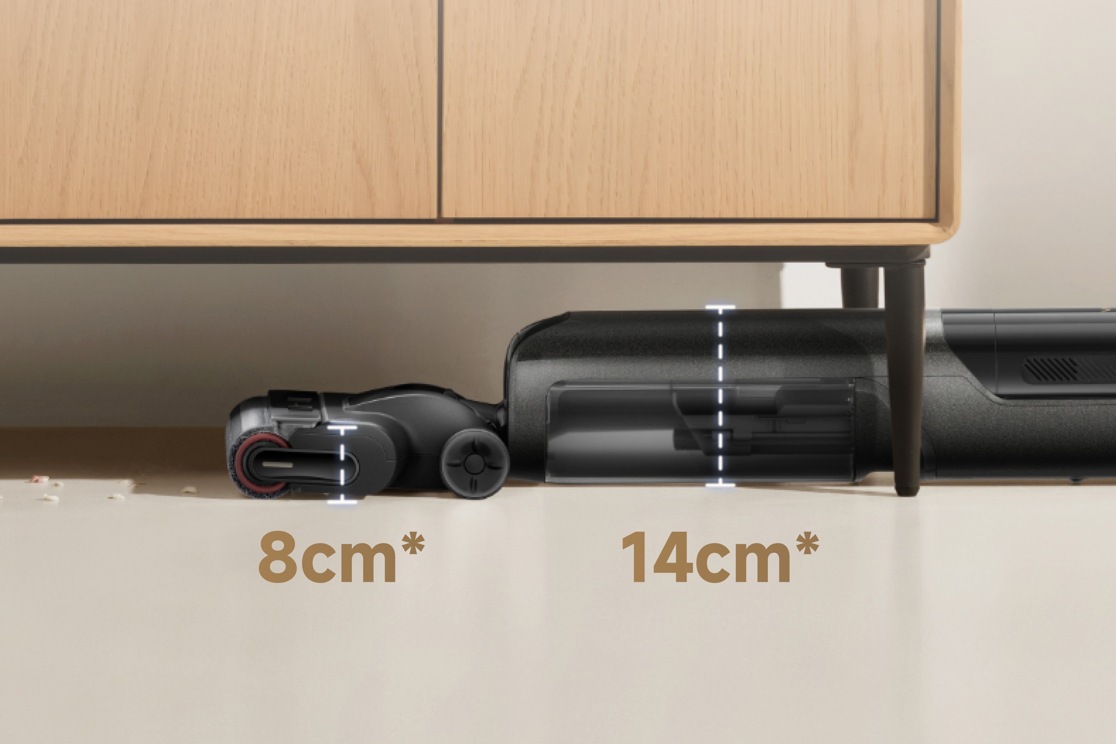 Alcance de 180° en horizontal - 