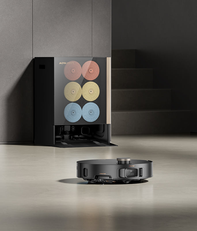  Mobius 60 limpieza por zonas con IA y MopSwap™ Hub