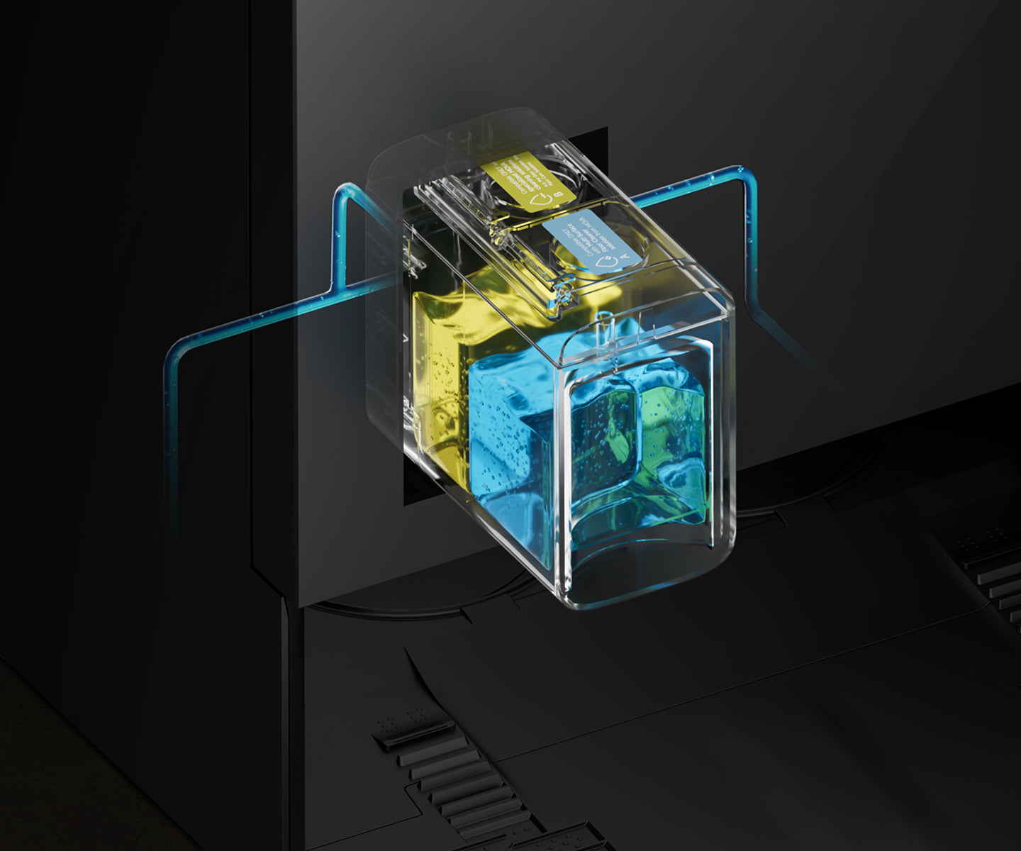 Mobius 60 depósitos dobles para soluciones de limpieza