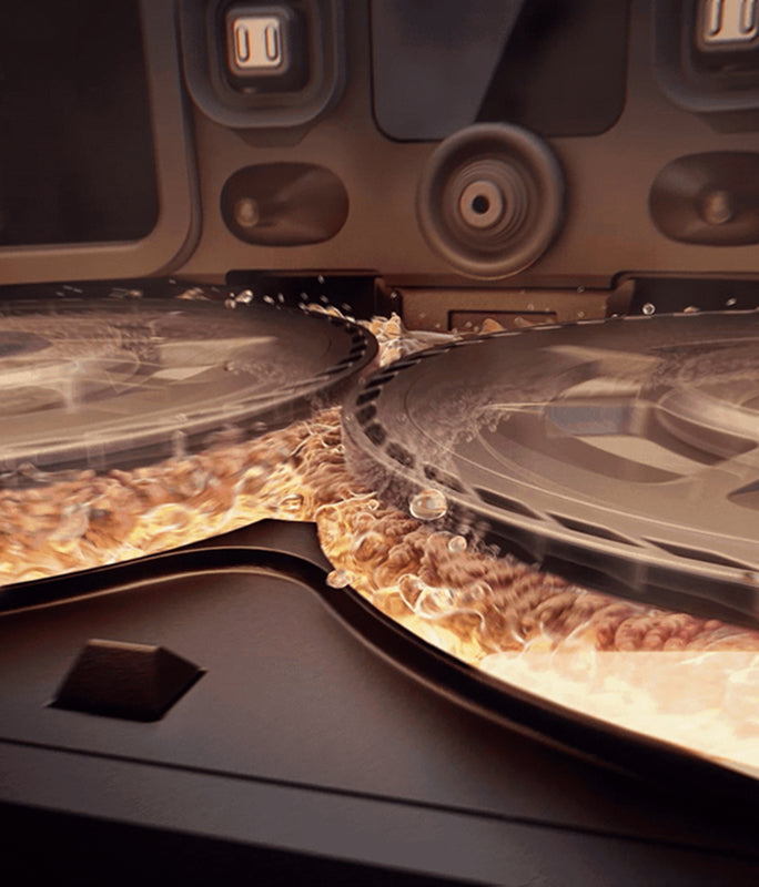 Mobius 60 sistema de pulverización con agua caliente