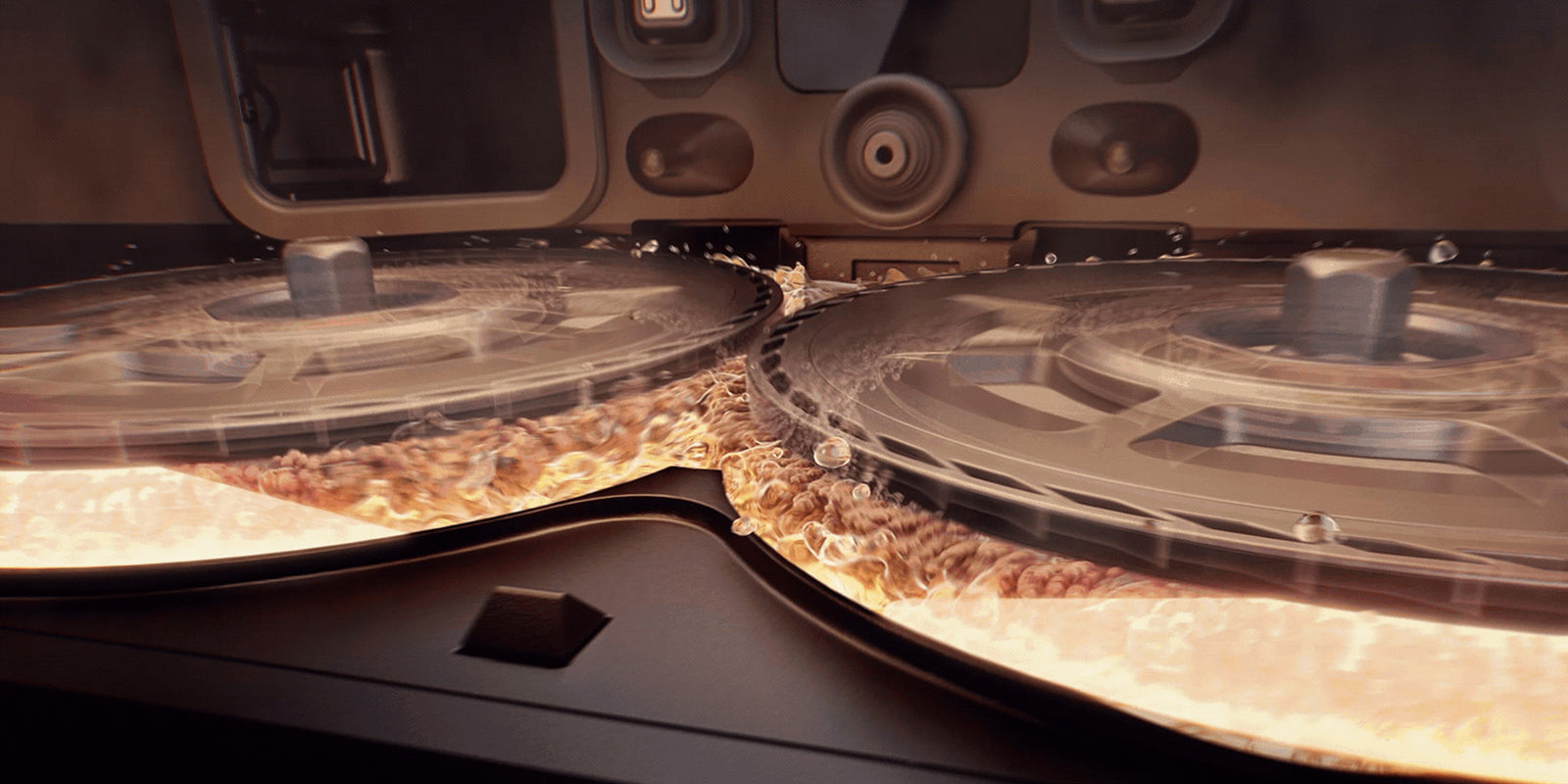 Mobius 60 sistema de pulverización con agua caliente