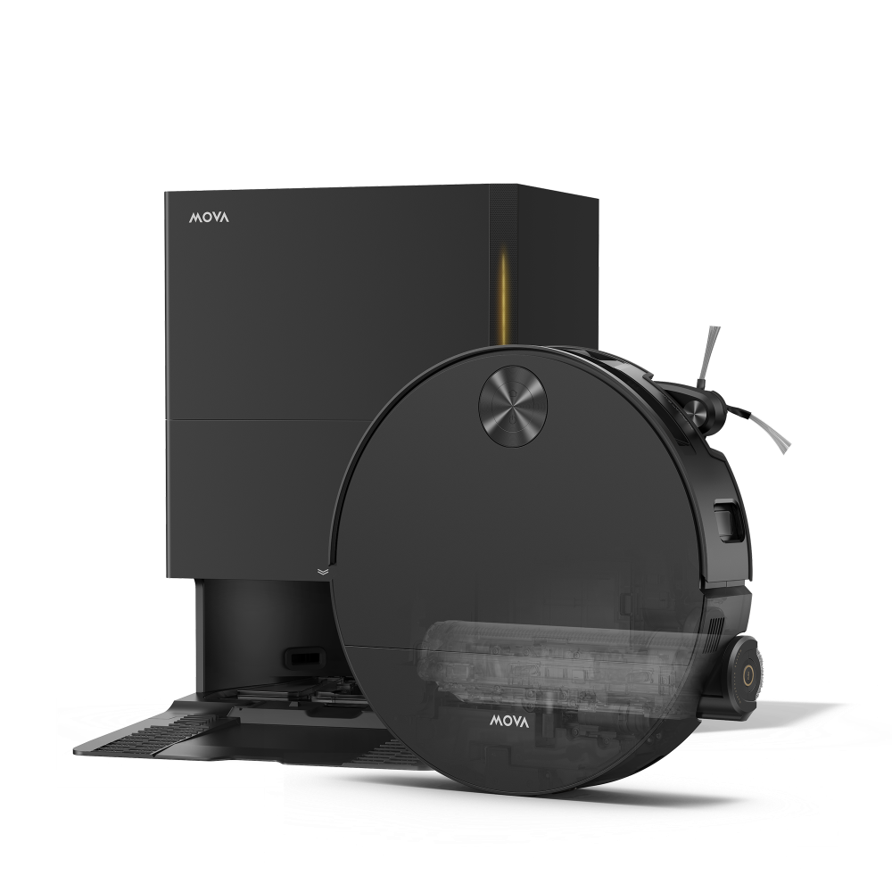 MOVA S70 Roller Robot Aspirador Negro