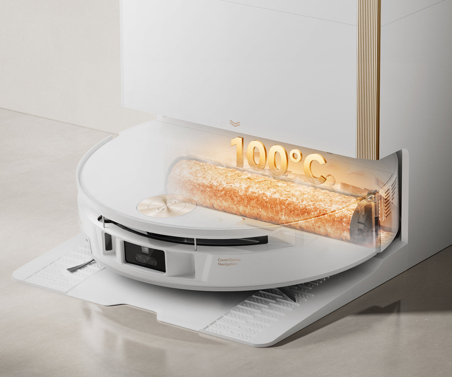 Lavado de la mopa a alta temperatura: 100 °C* - 
