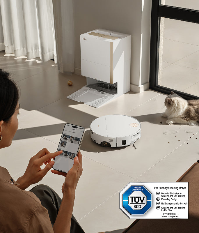 Modo PetMate con IA
Limpia y captura momentos de tu mascota - 