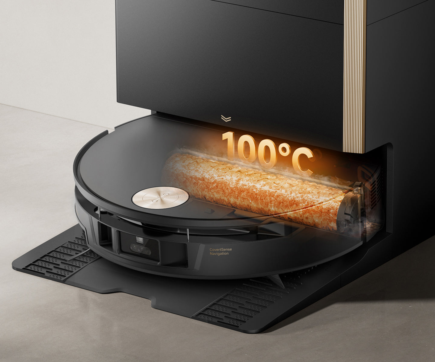 Lavado de la mopa a alta temperatura: 100 °C* - 