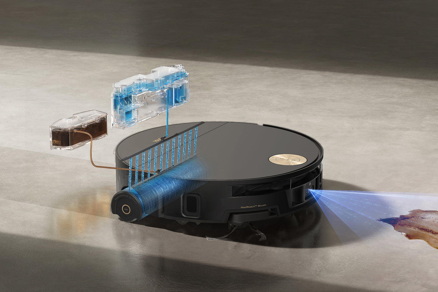 Tecnología de fregado HydroForce™: limpieza profunda a alta presión con agua corriente