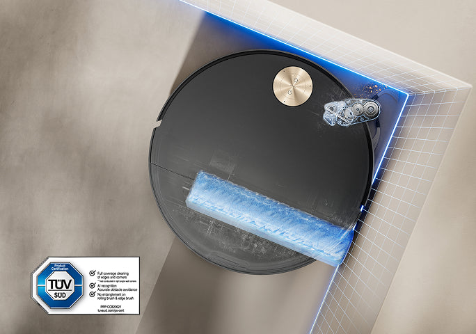 Mopa MaxiReach™: se despliega para limpiar bordes