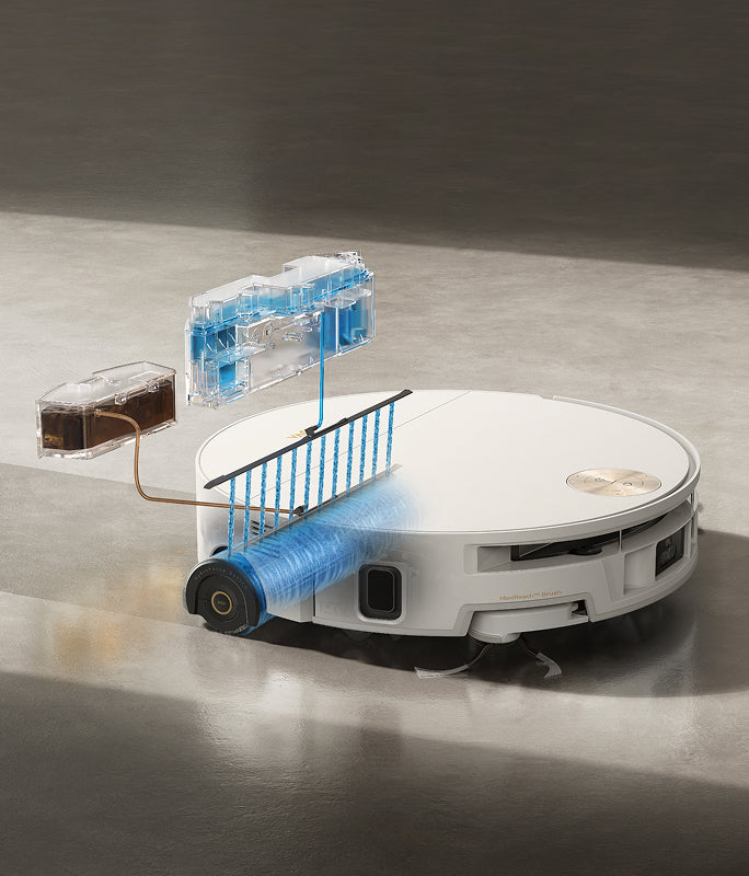 Tecnología de fregado HydroForce™
Cuatro pasos para limpiar en tiempo real