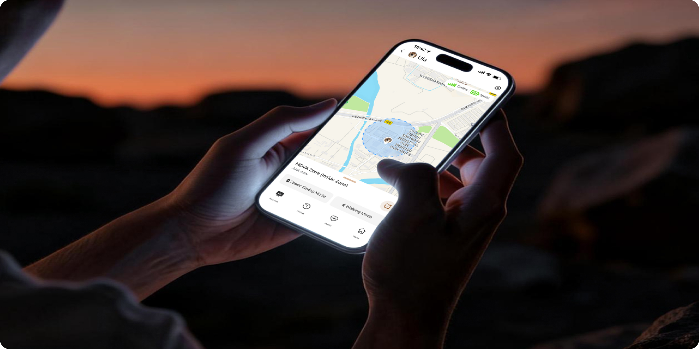 Localización con precisión de metros* - 