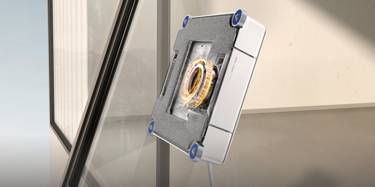 Robot limpiacristales MOVA T1 Station Superficies inclinadas (hasta −45°)