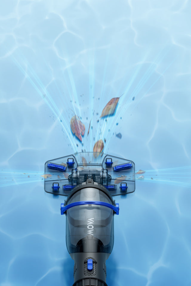 Cabezal de succión visible