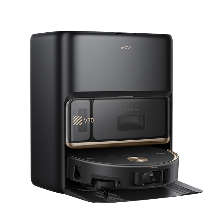 Robot aspirador MOVA V70 Ultra Complete X Negro