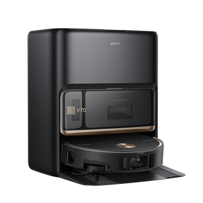 Robot aspirador MOVA V70 Ultra Complete X Negro