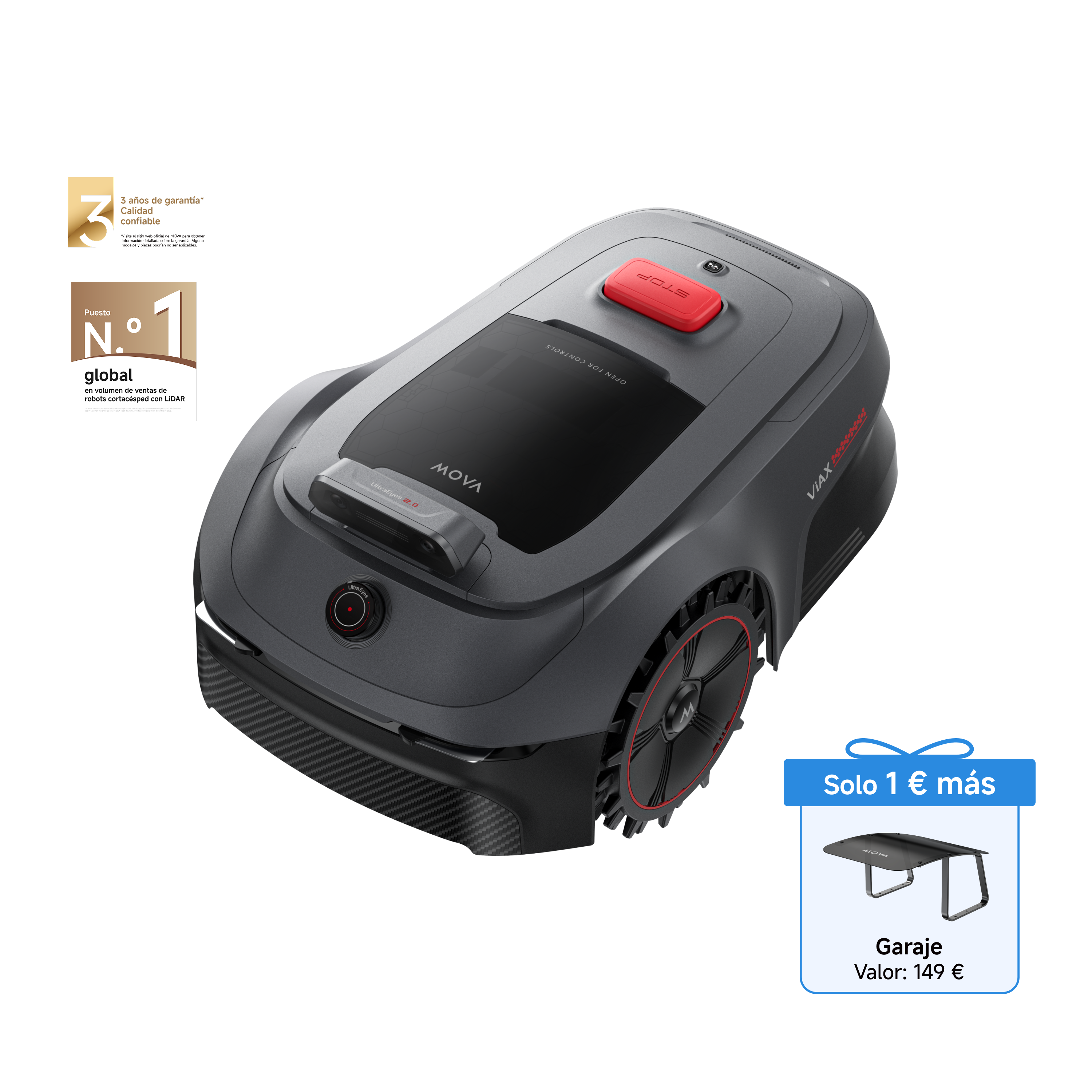 Robot cortacésped MOVA VIAX 500